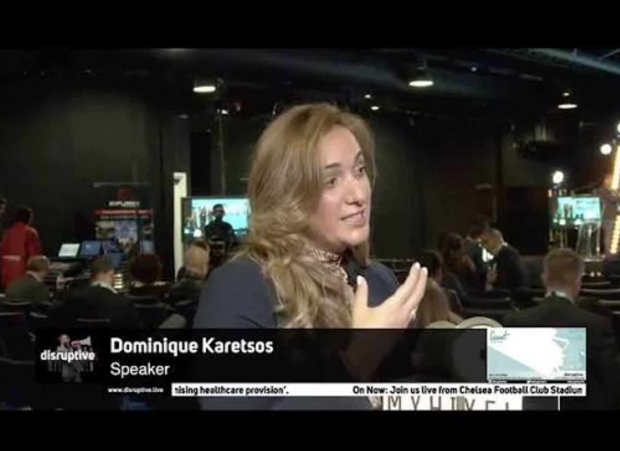 Dominique Karetsos Talks About MYHIXEL at #DisruptiveLIVE on #GIANThealth19