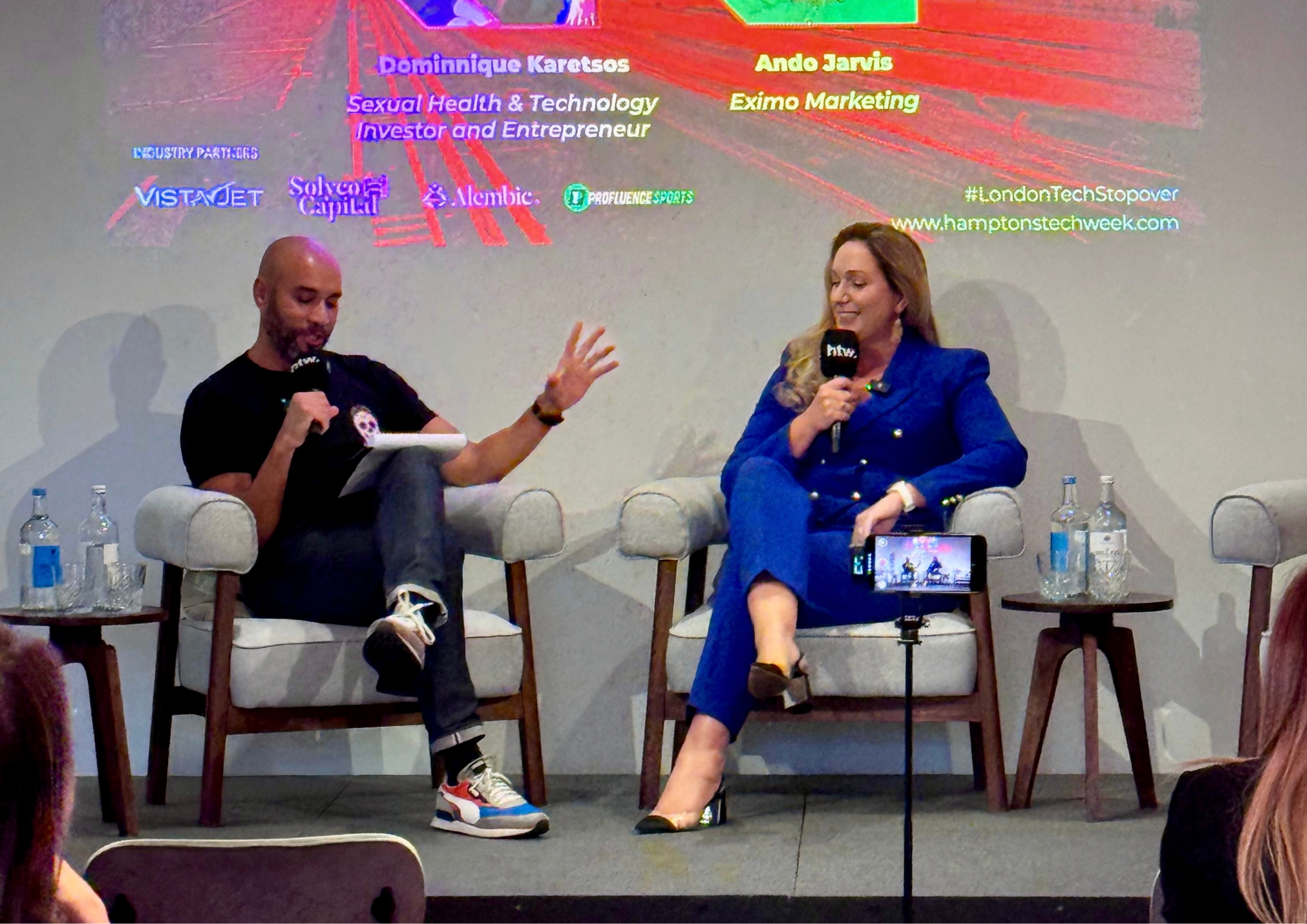Dominnique Karetsos in a fireside chat on impact